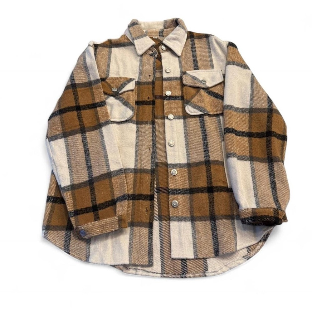 Super soft flannel shacket/jacket